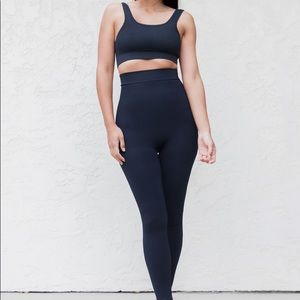 NWT BLANQI Everyday Highwaist Postpartum + Nursing Support Leggings, navy, sz. M